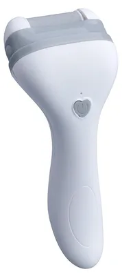 Produktbild von Hornhautentferner elektrisch mit 2 Rollen, 2 Stufen, 360° Technologie, 800mAh Akku USB-C für sichere Fußpflege