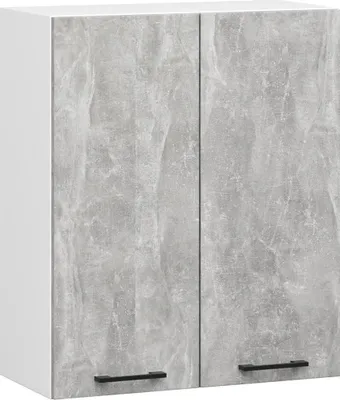 Produktbild von Oberschrank 60 cm VERMINA - weiß / Beton