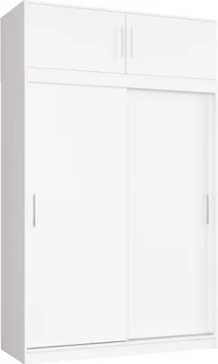 Immagine prodotto di Akord Armadio Con Ante Scorrevoli Mono Con Estensione Bianco 150X60X245 Cm