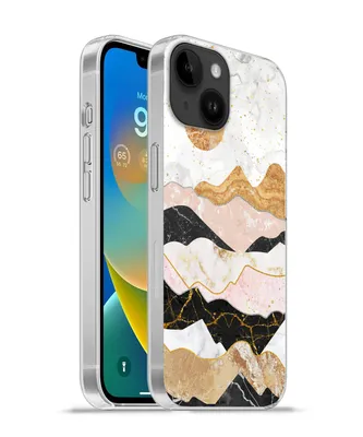 Produktbild von MuchoWow® Handyhülle Schutzhülle Hülle für Apple iPhone 14 - Softcase Marmor - Gold - Pastell Silikon Softcase Handy Hülle - Mobiltelefonhülle