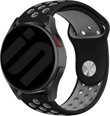 Produktbild von Strap-it Samsung Galaxy Watch 6 - 44mm Sport Armband (Schwarz/Grau)
