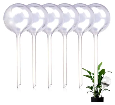 Produktbild von 6 PCS Bewässerungskugel für Pflanzen, 26 x 8 cm Pflanzen Gießkugeln Dosierte Bewässerung Automatisch Geeignet zum Pflanzen für Drinnen und Draußen Faule Menschen Urlaub eine Geschäftsreise