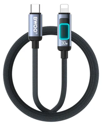 Zdjęcie produktu dla Kabel BWOO X324CL USB-C - Lightning PD 27W z podświetleniem