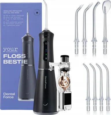 Produktbild von Dentalforce 400Ml Zahnspülung 5 Modi 8 Düsen 40 Tage Ladezeit