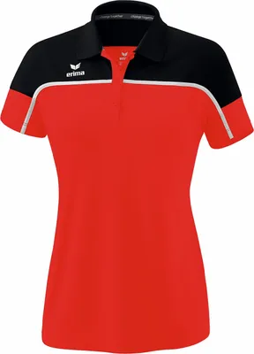Produktbild von Erima Change By Erima Poloshirt Rot/Schwarz/Weiß