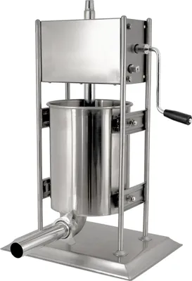 Image de Embossoir à saucisses professionnel Zelsius, 10 litres, embossoir à saucisses en acier inoxydable