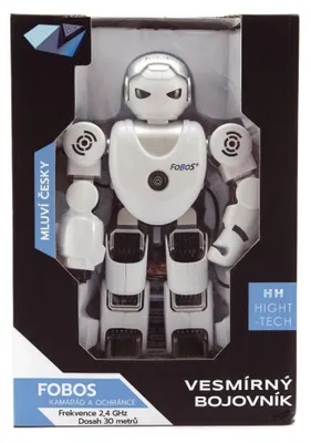 Obrázek produktu pro Robot RC FOBOS Bojovník chodící plast 40cm na baterie a USB připojení