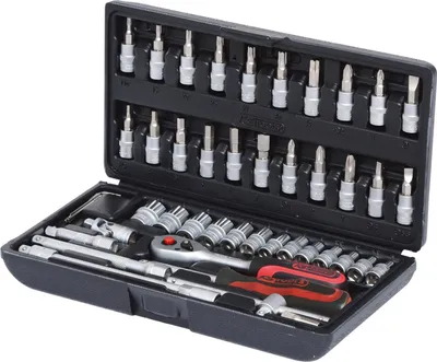 Image de KS TOOLS 1/4" Steckschlüssel-Satz, 46-tlg. (911.0646)
