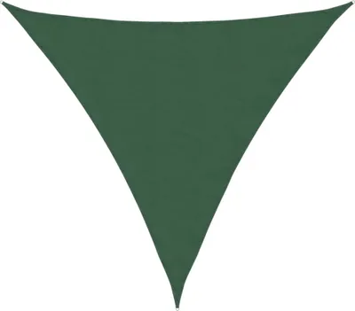 Immagine prodotto di Parasole a Vela Tessuto Oxford Triangolare 5x5x5 m Verde Scuro