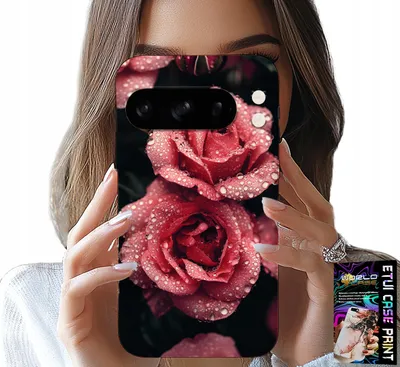 Obrázok produktu pre Puzdro Google Pixel 8 Pro – krásne ružové ruže, kvetinové vzory, puzdro