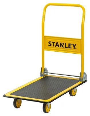 Obrázok produktu pre Stanley SXWTD-PC527, Oceľ, Dopravný vozík, Čierna, Žltá, 150 kg, 4 koleso/kolesá, 10 cm