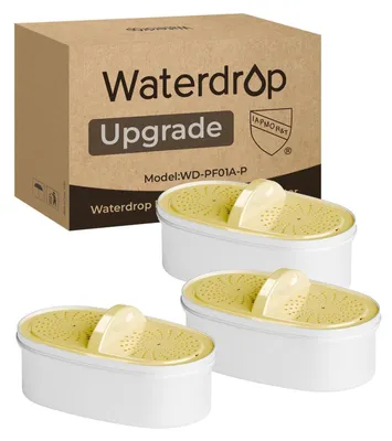Produktbild von Wasserfilterkartuschen WD-PF01A-P Upgrade NSF 53&42&372 für Krüge & Spender, Reduziert PFAS, Chlor, Cadmium, Kupfer, Quecksilber