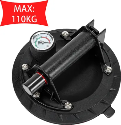 Obrázok produktu pre Sací zdvihák 1x sací zdvihák Sklenený zdvihák prísaviek s jednoručným ovládaním Sklenené prísavky max. 120KG sací zdvihák