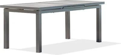 Image de Table de jardin en aluminium avec plateau céramique