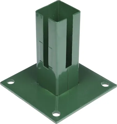 Produktbild von Floraworld Bodenplatte Zaunpfosten 15 x 15 cm moosgrün