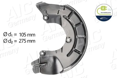 Produktbild von AIC Spritzblech Bremsscheibe für VW POLO (9N) Vorne Rechts 56069 Ankerblech