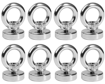 Produktbild von Magnet 8 Stück 5KG Neodym Extra Stark 16mm Magnetfischen