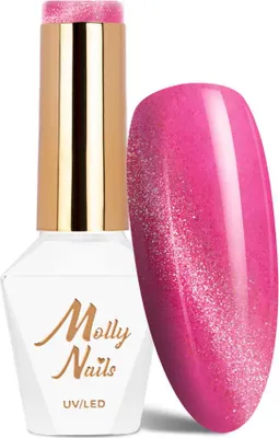 Obrázek produktu pro Molly Nails Neon Flashy Cat Eye hybridní lak na nehty bez HEMA, 8 g, č. 173