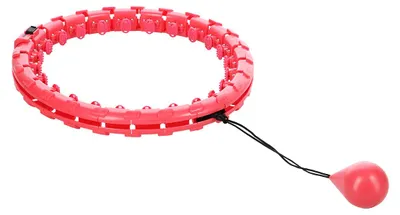 Zdjęcie produktu dla Hula-hoop do masażu FH01 z obciążnikami czerwony