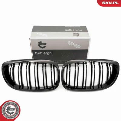 Produktbild von ESEN SKV 66SKV073 Kühlergrill Frontgrill für BMW 3 Coupe (E46) Schwarz Glänzend