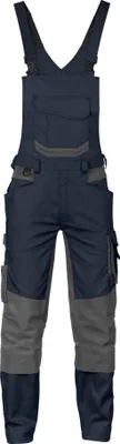 Produktbild von DASSY® Tronix Arbeitslatzhose mit Stretch und Kniepolstertaschen NACHTBLAU/ANTHRAZITGRAU Gr.62 Länge: STANDARD