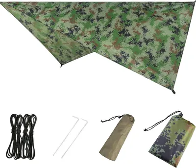 Immagine prodotto di Azarxis telone impermeabile per amaca 230x140cm mimetico
