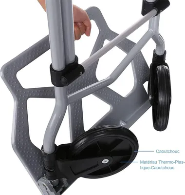 Produktbild von Transportwagen - Plattformwagen, Trolley, geräuscharmer Trolley / Steekwagen, Transportwagen, multifunktionaler Trolley 110 kg