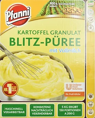 Produktbild von Pfanni Kartoffel Granulat Blitz Püree mit Vollmilch 5 kg 1er Pack