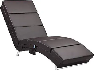Productafbeelding van Massagestoel - Ergonomisch ontwerp, 186 x 55 x 89 cm, donkerbruin