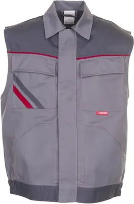 Produktbild von Größe 4XL Herren Planam Highline Weste zink schiefer rot Modell 2361