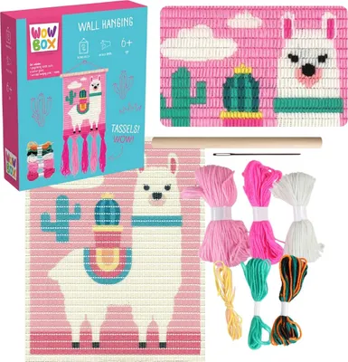 Obrázek produktu pro Wow Box - Macramé Lama Vyšívání, vyšívací sada kreativní zábava DIY 6+