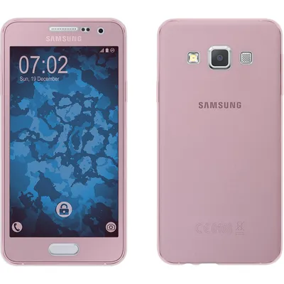 Produktbild von PhoneNatic Case kompatibel mit Samsung Galaxy A3 (A300) - rosa Silikon Hülle 360° Fullbody Cover