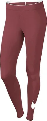 Produktbild von Nike Leggings Damen lang, Farbe:Rot, Größe:XS