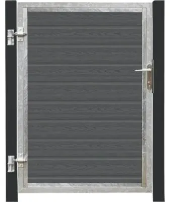 Produktbild von Artura WPC Einzeltor Links inkl. Pfosten 115x135 cm