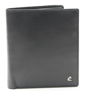 Immagine prodotto di Esquire Pelle portafoglio Harry RFID Wallet High with Flap Black nero