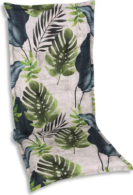 Produktbild von GO-DE Textil, Sessel-Auflage  mittel, Palmblatt grün, 20318-25