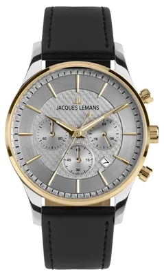 Produktbild von Jacques Lemans Armbanduhr Date London Black Silver