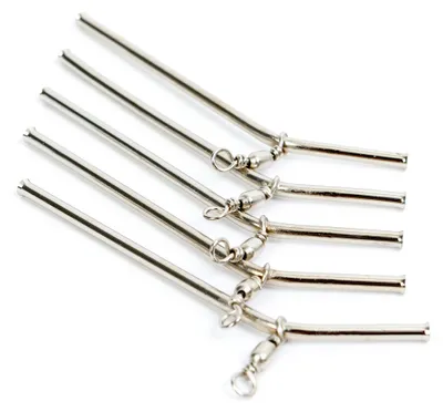 Produktbild von 5 Anti Tangle Boom gebogen mit Wirbel 10 cm