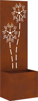 Obrázek produktu pro vidaXL Zahradní zástěna Floral Rustikální 50 x 32 x 150 cm