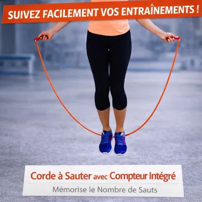 Image de Corde à Sauter avec Compteur Intégré