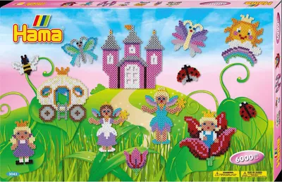Obrázok produktu pre Hama nažehľovacie korálky midi "Fairy magic" darčekové balenie 6 000 nažehľovacích korálok