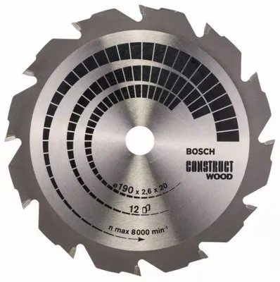 Image de Lame de scie circulaire Construct Wood D210mm pour le bois 14 dents - BOSCH - 2608640634