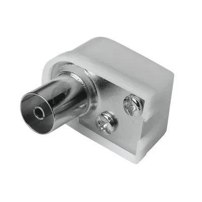 Produktbild von Hama 00205217, Koaxial, Weiblich, 6 mm, 90°, Silber, Karton mit Aufhänger