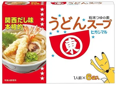 Immagine prodotto di Higashimaru | Brodo istantaneo giapponese per zuppa di udon - 48 g - 6 bustine - Contiene glutine - Cucina asiatica