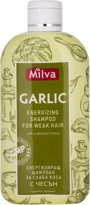 Produktbild von Milva energetisierendes Knoblauch Shampoo 200ml