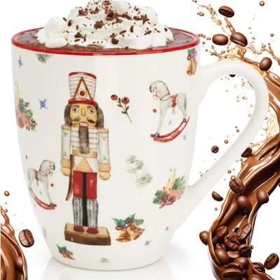 Produktbild von Weihnachtsbecher Winter für Getränke Kaffee Tee Kräuter Weihnachten 320 ml