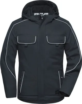 Produktbild von Workwear Softshell Padded Jacket - SOLID - carbon, Gr. L