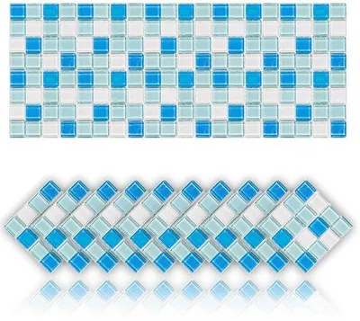 Zdjęcie produktu dla Wodoodporny klej do mozaiki – Mosaikstil – zestaw 20 sztuk – PVC – 10x10/15x15/20x20 cm