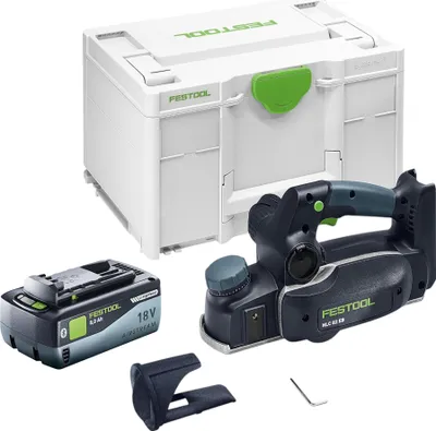 Produktbild von Festool HLC 82 EB-Basic Akku Hobel 18 V 82 mm Brushless + 1x Akku 8,0 Ah + Systainer - ohne Ladegerät
