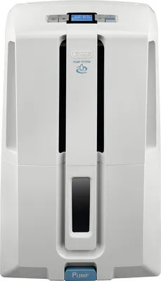 Produktbild von Delonghi DD230P Osuszacz powietrza z pompą w kolorze szarym 540 W do pomieszczeń o kubaturze do 150 m³